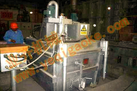 25噸鋁合金熔鑄在(zai)線除氣淨化機